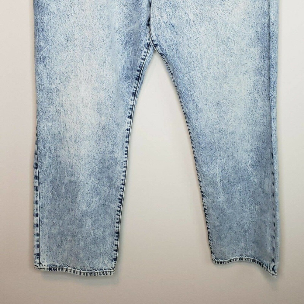 Gap Jeans 38x30 Blue Light Wash Relaxed Loose Fit - Picture 3 of 11